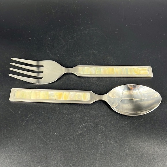 Mother of Pearl Serving Utensils - Picture 6 of 8